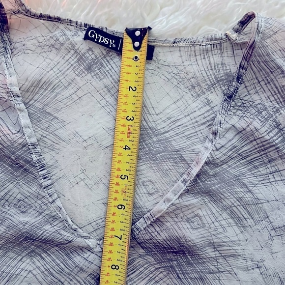 Gypsy 05 Gorgeous Silk Tie Dye Tunic Top, Swim Cover! Versatile & Sexy! … - Picture 13 of 13